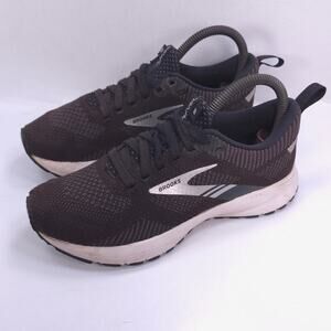 Brooks Revel 5 Athletic Lace Up Running Shoe Womens Size 6 1203611B036 Black